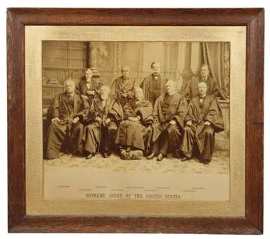 1894 U. S. Supreme Court Original Photograph taken by C.M.Bell (Original Frame 28 X 24)